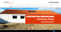 Desktop Screenshot of construction-renovation85.com